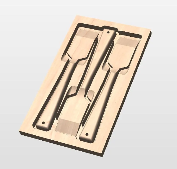 CNC Files Bundle/ Kitchen Utensils/ Games/ Vcarve, Aspire, CRV.