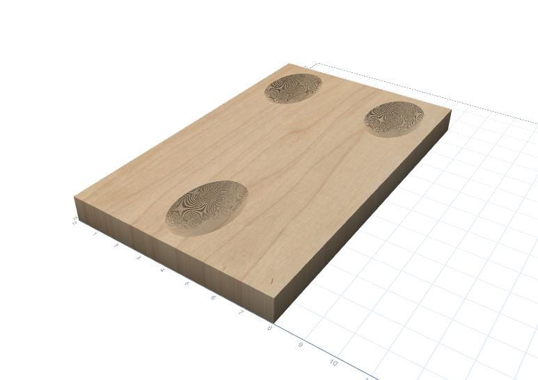 Spoon CRV. File for CNC Router, Easy One-Side Cut Toolpath