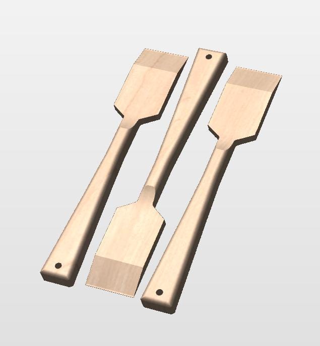 Kitchen utensil Gcode files for dessert bar chisel-CNC PROJECT
