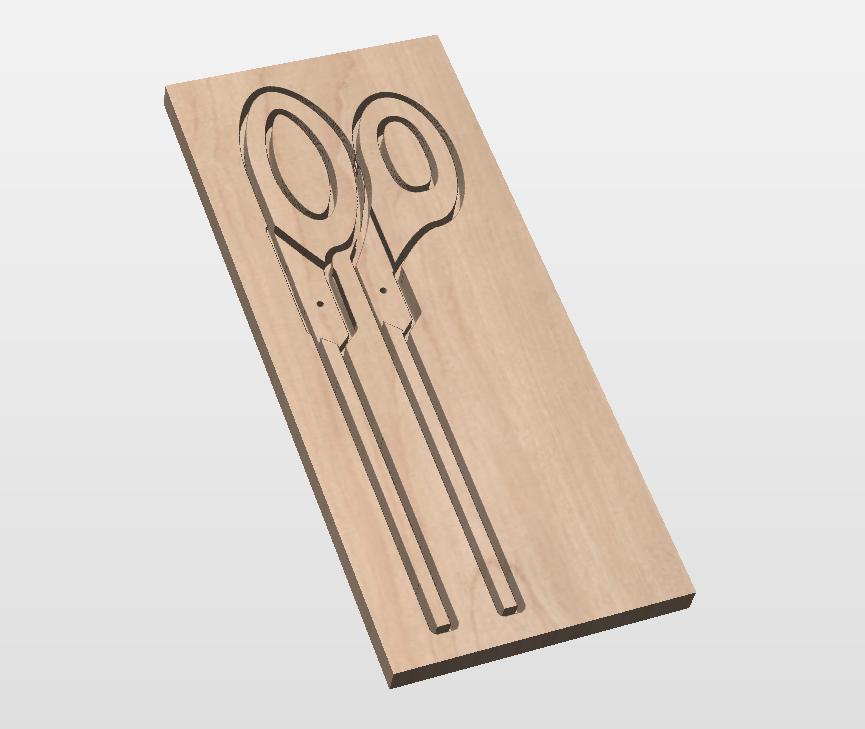 CNC gcode files for a salad tongs