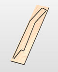 CNC files for a table saw safety stick (svg. dxf. Vectric crv.)